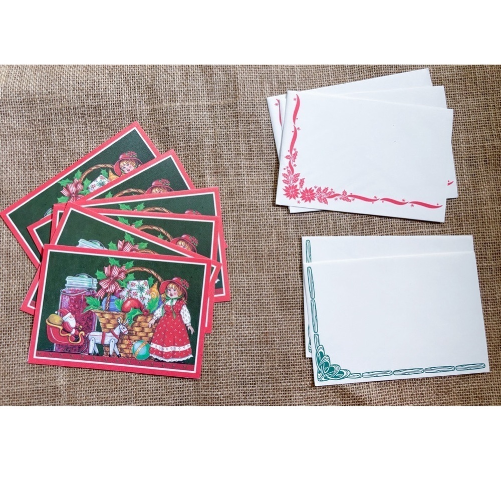 Vintage A Sunshine Card Christmas Cards Toys Holiday Gifts Framable Journaling - Picture 2 of 5